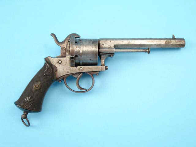 lefaucheux revolver octagon barrel 9mm pinfire